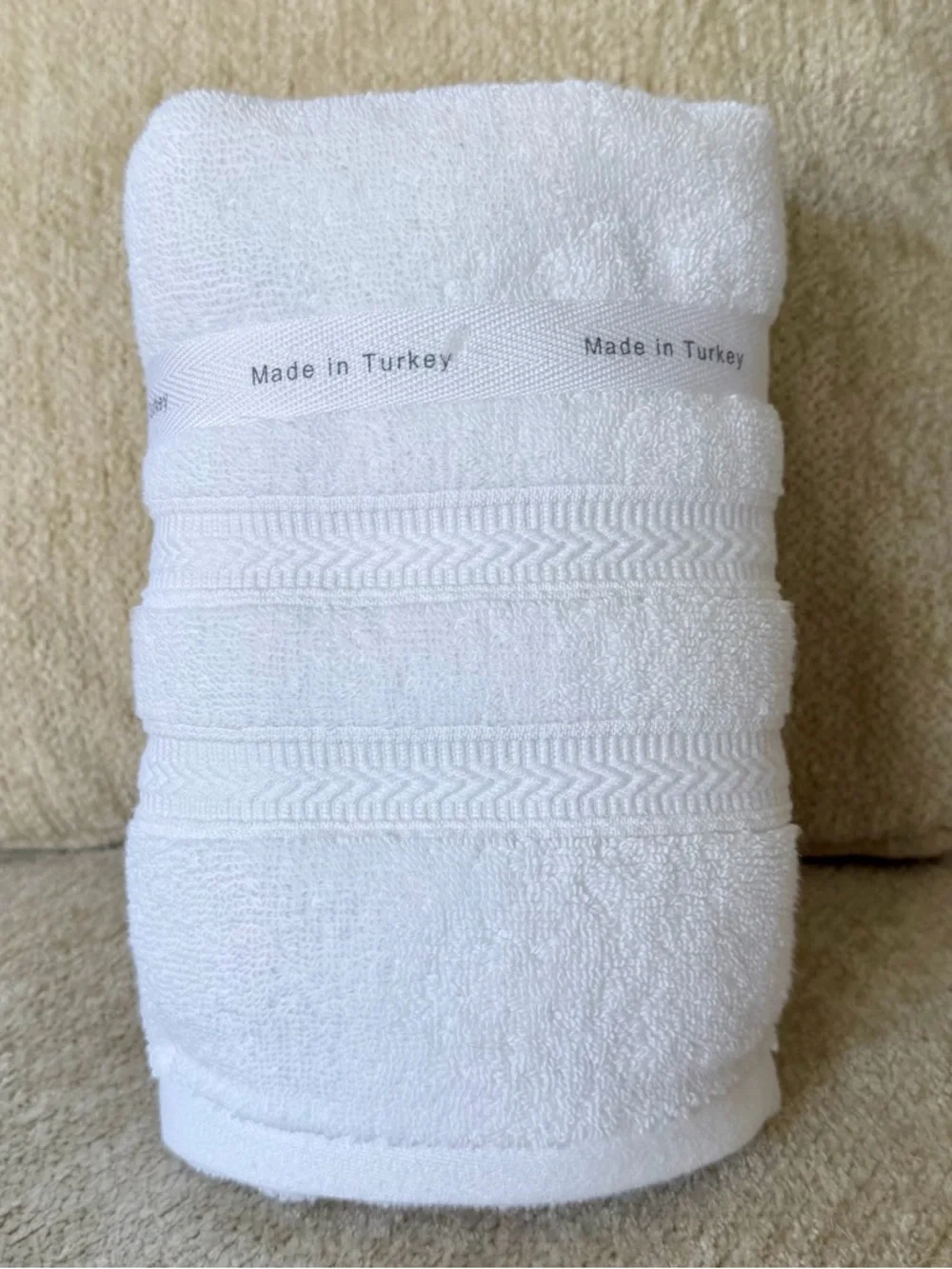 Brooks Brothers White Premium Turkish Hand Towels - Set of 2